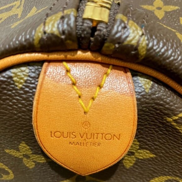 LOUIS VUITTON Brown Monogram Boston Bag - Picture 4 of 9